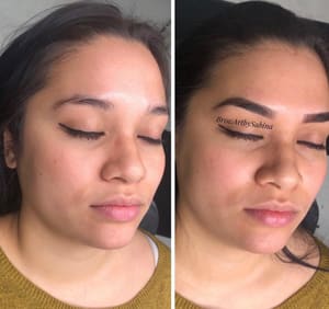Eyebrow Tattoo result by SK Permanent Make Up in Chicago, IL