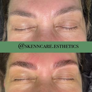 Eyebrow Tattoo result by SkennCare Esthetics in Ashland, OH
