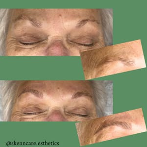 Eyebrow Tattoo result by SkennCare Esthetics in Ashland, OH