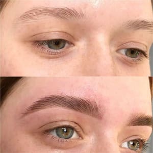 Eyebrow Tattoo result by Skiba beauty studio in Mission Viejo, CA