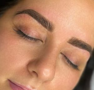 Eyebrow Tattoo result by Skin and Beauty by Tanya in Greenfield, MA