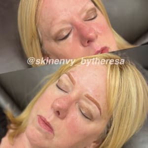 Eyebrow Tattoo result by SKIN & BROW ENVY advanced esthetics in Lakewood, OH