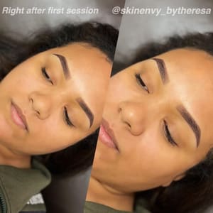 Eyebrow Tattoo result by SKIN & BROW ENVY advanced esthetics in Lakewood, OH