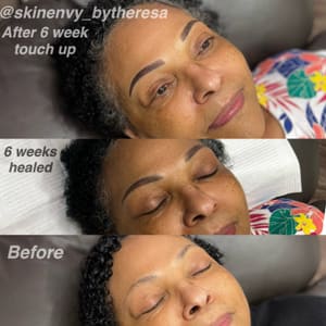 Eyebrow Tattoo result by SKIN & BROW ENVY advanced esthetics in Lakewood, OH