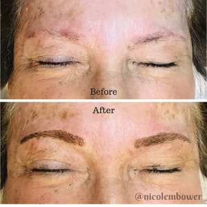 Eyebrow Tattoo result by Skin Deep Medical in Dublin, VA