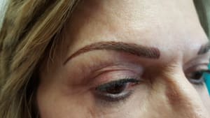 Eyebrow Tattoo result by Skin Deep Permanent Cosmetics in Dallas, GA
