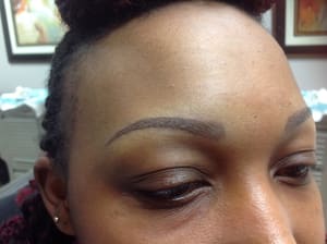 Eyebrow Tattoo result by Skin Deep Permanent Cosmetics in Dallas, GA
