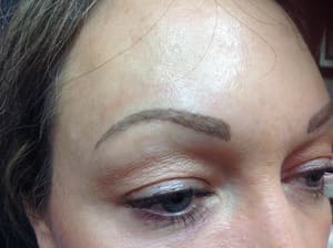 Eyebrow Tattoo result by Skin Deep Permanent Cosmetics in Dallas, GA