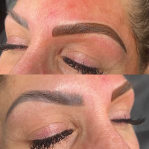 Eyebrow Tattoo result by Skin Garden by Beauty Balance Esthetics in Heath, TX