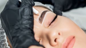 Eyebrow Tattoo result by Skin Savvy Esthetics in Hurst, TX