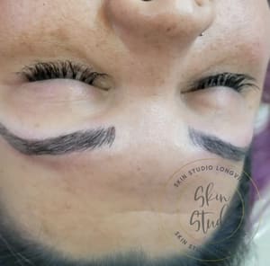 Eyebrow Tattoo result by Skin Studio in Longview, TX