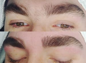Eyebrow Tattoo result by Skin Wax Ink in Springfield, MO