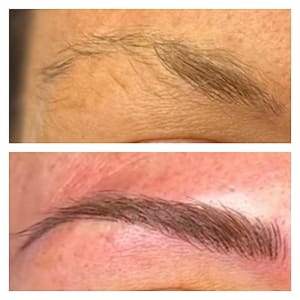 Eyebrow Tattoo result by SkinArt By LeAnne in Temecula, CA