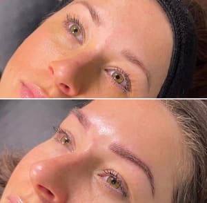 Eyebrow Tattoo result by SkinByVane at Vici Beauty Co., Licensed Esthetician in Perrysburg, OH