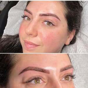 Eyebrow Tattoo result by SkinByVane at Vici Beauty Co., Licensed Esthetician in Perrysburg, OH
