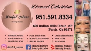 Eyebrow Tattoo result by Skinful Nature Beauty Studio in Perris, CA