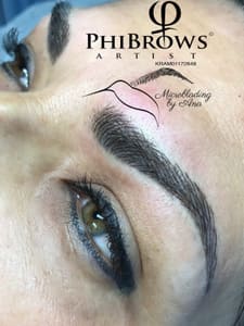 Eyebrow Tattoo result by SkinMicro Brows & Aesthethics in San Antonio, TX