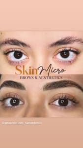 Eyebrow Tattoo result by SkinMicro Brows & Aesthethics in San Antonio, TX
