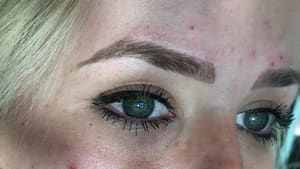 Eyebrow Tattoo result by SkinSpace Hermosa in Hermosa Beach, CA