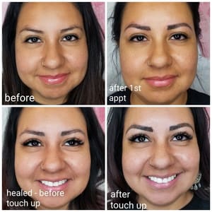 Eyebrow Tattoo result by SKN Studios in Sandy, UT