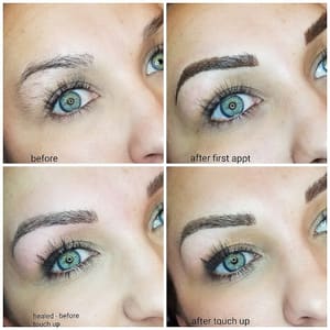 Eyebrow Tattoo result by SKN Studios in Sandy, UT