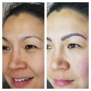 Eyebrow Tattoo result by SKN Studios in Sandy, UT
