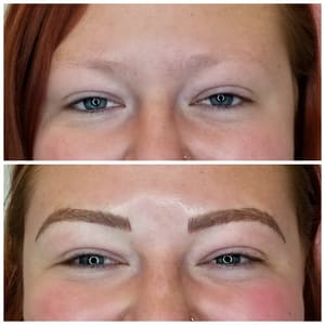 Eyebrow Tattoo result by SKN Studios in Sandy, UT