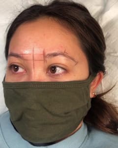 Eyebrow Tattoo result by SKNDP in Laurel, MD