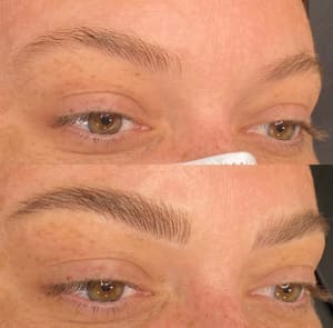 Eyebrow Tattoo result by Skully Smith Brows in Tustin, CA