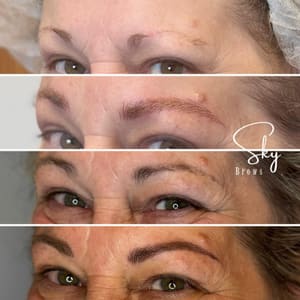 Eyebrow Tattoo result by Sky Brows (Katie Amick Microblading) in Lincoln, NE
