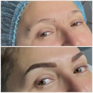 Eyebrow Tattoo result by Sky Eyebrows Studio LLC in Duncanville, TX