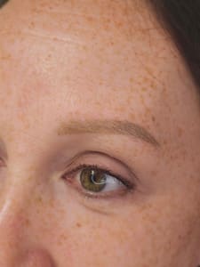 Eyebrow Tattoo result by Skyline Ink Studio in Raleigh, NC