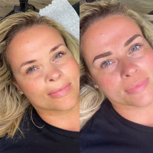 Eyebrow Tattoo result by Skyn Studio in Tryon, NC