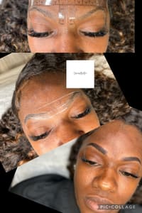 Eyebrow Tattoo result by SkynologyByBree Esthetics in Fort Worth, TX