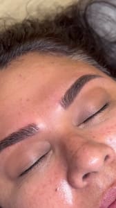 Eyebrow Tattoo result by Slay Beautique in Arleta, CA