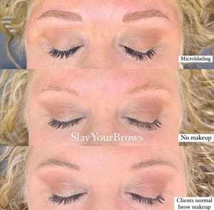 Eyebrow Tattoo result by Slay Your Brows in Zachary, LA