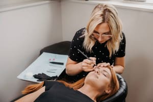 Eyebrow Tattoo result by Sleek Line Brows in Nibley, UT