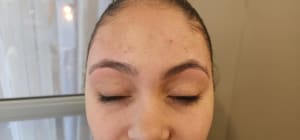 Eyebrow Tattoo result by SM Perfect Threading Salon in Madison, AL