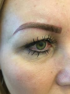 Eyebrow Tattoo result by Smart Set Salon and Spa in Chula Vista, CA