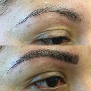 Eyebrow Tattoo result by Smart Set Salon and Spa in Chula Vista, CA