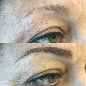 Eyebrow Tattoo result by Smart Set Salon and Spa in Chula Vista, CA