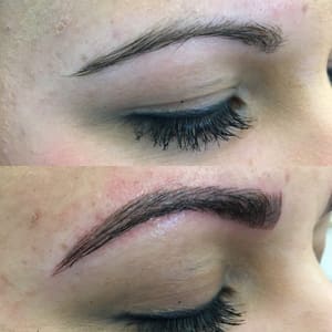 Eyebrow Tattoo result by Smart Set Salon and Spa in Chula Vista, CA