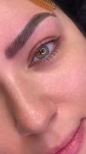 Eyebrow Tattoo result by Smilelash Beauty & Nano Microblading Brows in Seattle, WA
