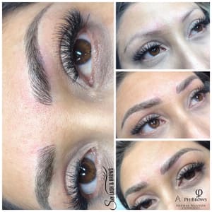 Eyebrow Tattoo result by SN Brows, Tips & Toes in Yuba City, CA