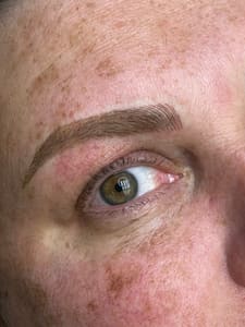 Eyebrow Tattoo result by Snowdrop Ink in Providence, UT