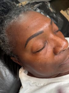 Eyebrow Tattoo result by So Dreemie Med Micro in Oklahoma City, OK