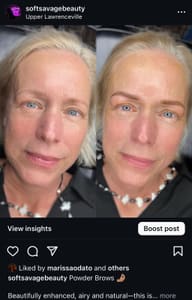 Eyebrow Tattoo result by Soft Savage Beauty in Pittsburgh, PA