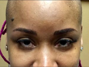 Eyebrow Tattoo result by Soft Strokes Permanent Makeup in Edmond, OK