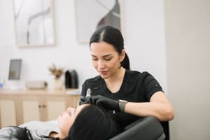 Eyebrow Tattoo result by Soft Strokes Studio Nano Brows in Addison, TX
