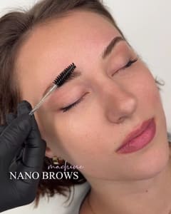 Eyebrow Tattoo result by Soft Strokes Studio Nano Brows in Addison, TX